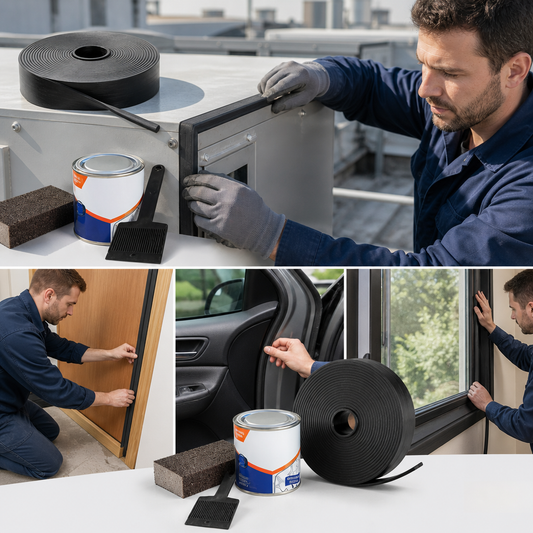 Neoprene Rubber Strip Fixing Kit for Various Applications