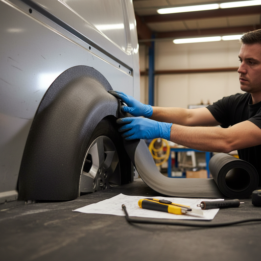 Professional High-Performance Mass Loaded Vinyl Acoustic Barrier Mat for Automotive Use - Flexible, Easy Installation, 1.25m x 1m Size