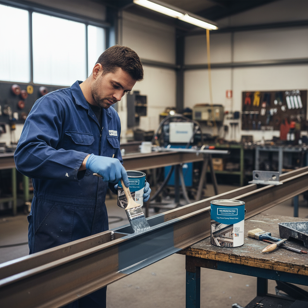 High-Performance Two-Pack Epoxy Metal Paint for Durable Protection on Primed Metal Surfaces