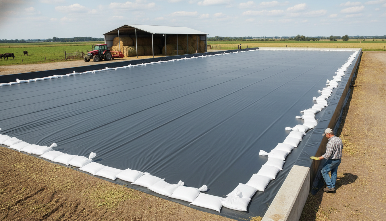 Premium High-Performance Oxygen Barrier Silage Wall Film - Lightweight 110 Micron for Maximum Silage Protection and Sustainability