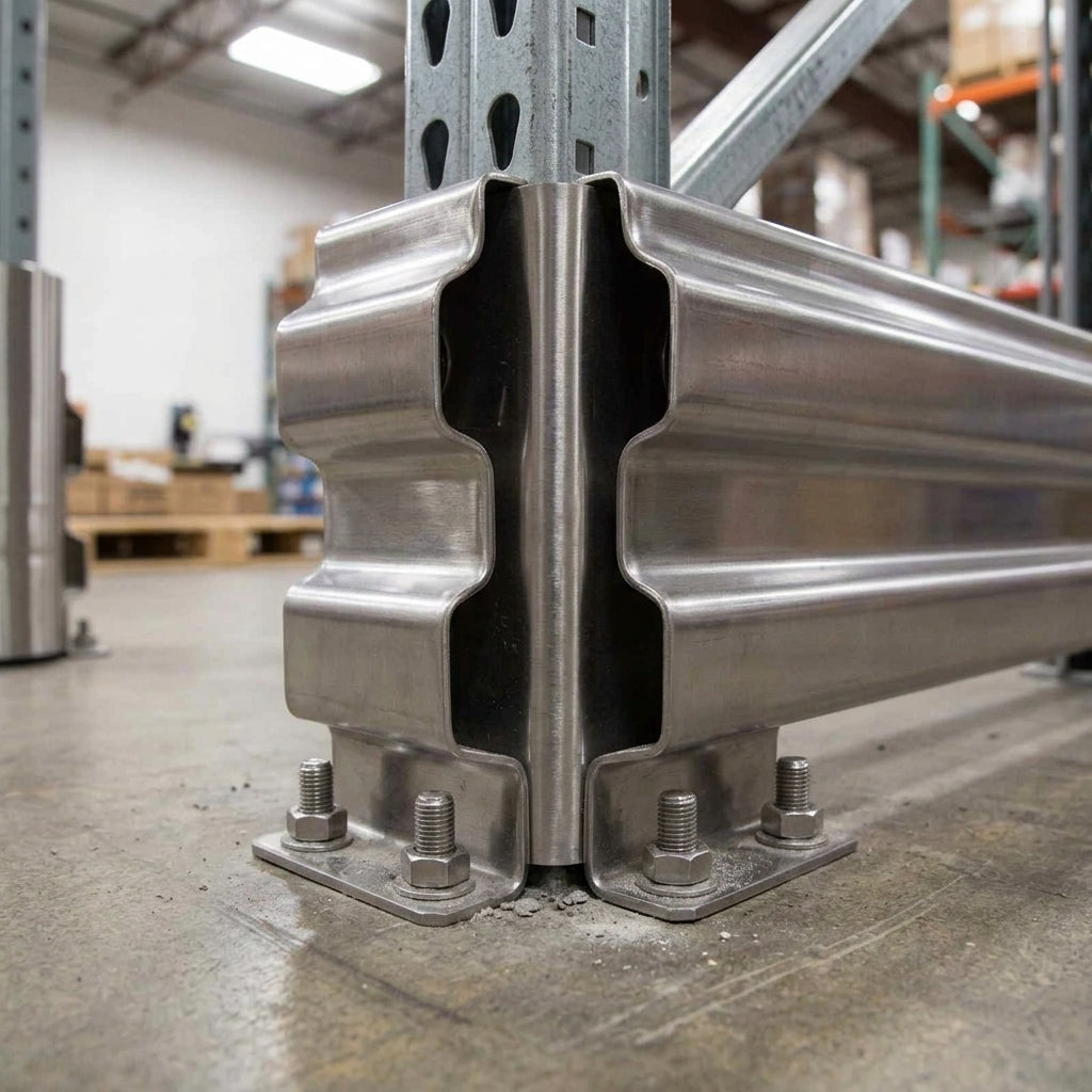 Stainless Steel Cabinet Corner Guard 12" or 18" High (view 2)