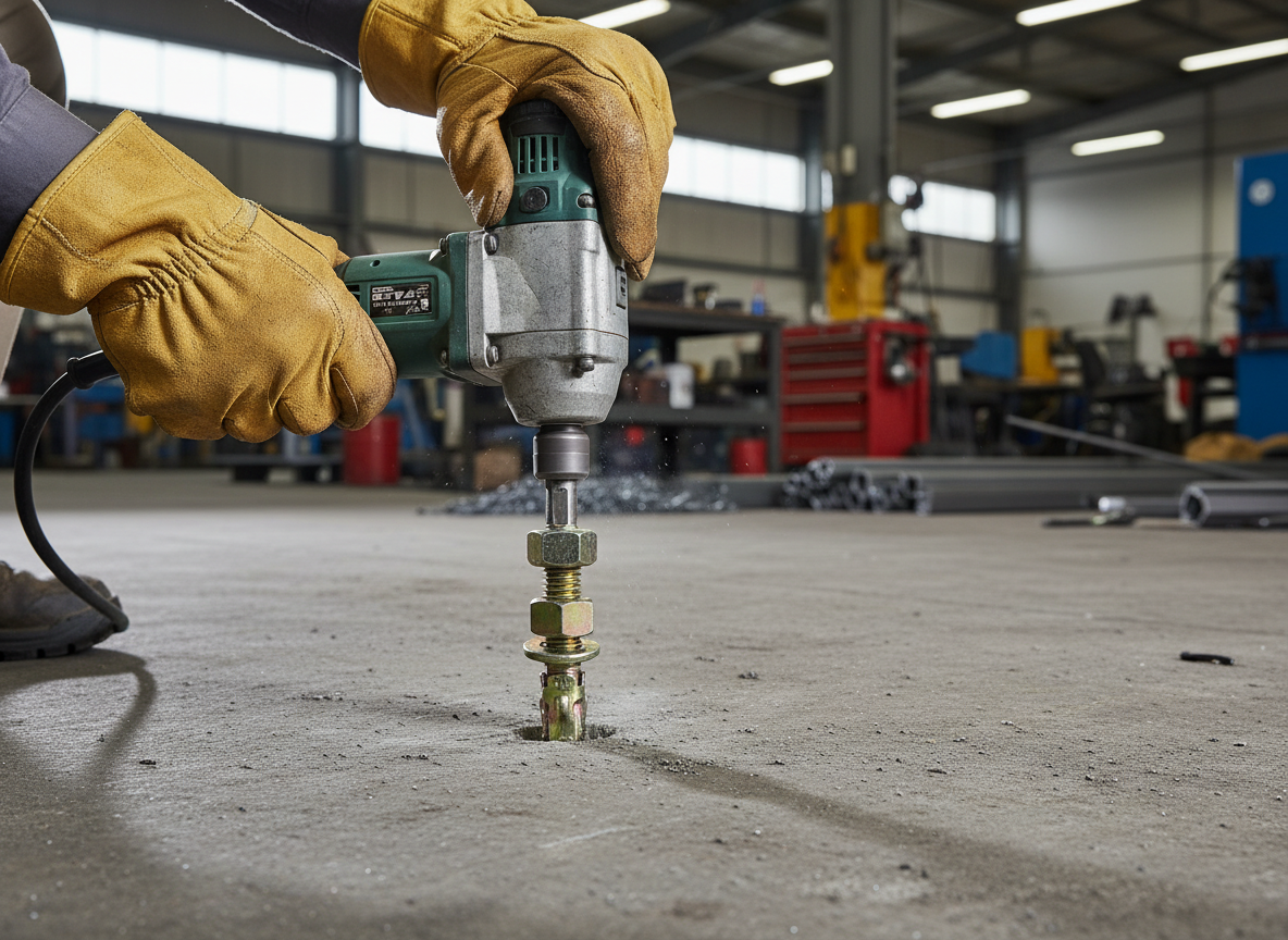 Premium Through Stud Fixing M12 x 100mm for Securing Concrete Structures - High-Quality Professional Grade for Industrial and Commercial Applications