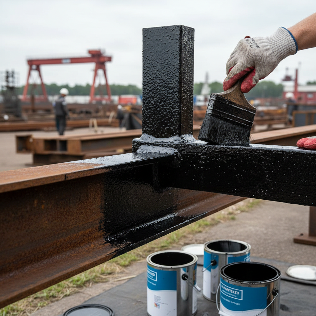 Premium Heavy Duty Bitumen Paint for Steel - Waterproof, Odourless, and Versatile Coating for Various Surfaces