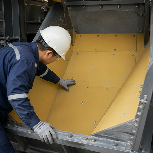 Tan Shotblast Rubber Sheet 45 Degree Hardness for Industrial Applications