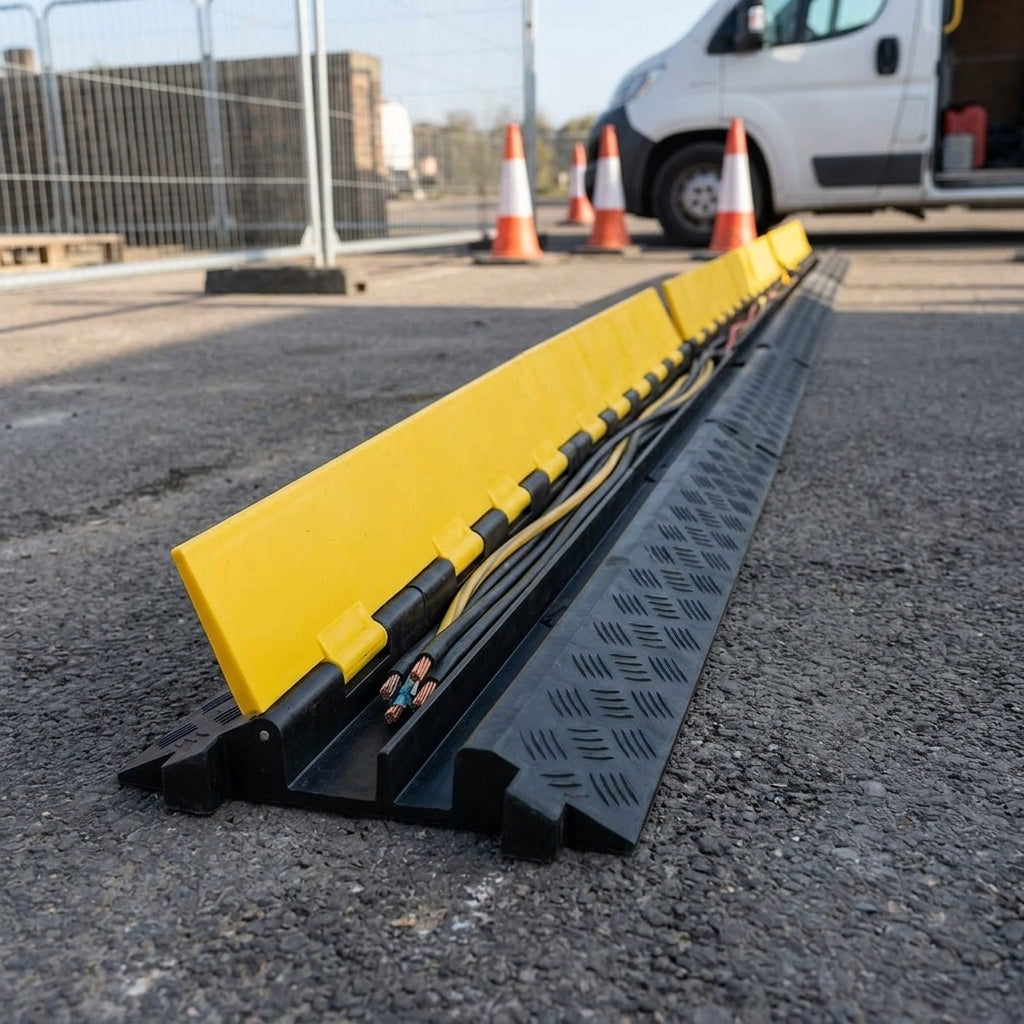 1200mm cable hose protection ramp yellow/black