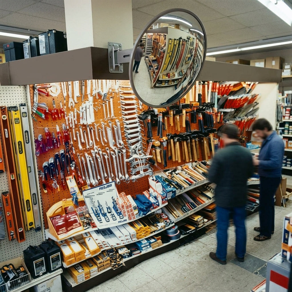 Convex observation mirror, 300–800mm, acrylic, interior