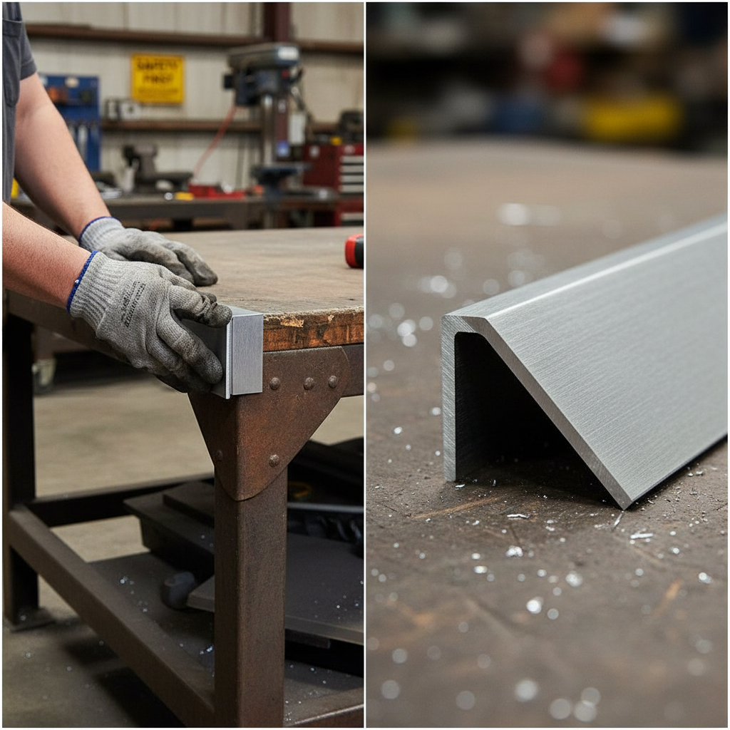 Premium Brushed Polished Aluminium Angle 25.4mm x 15.9mm x 3.2mm for Structural Applications