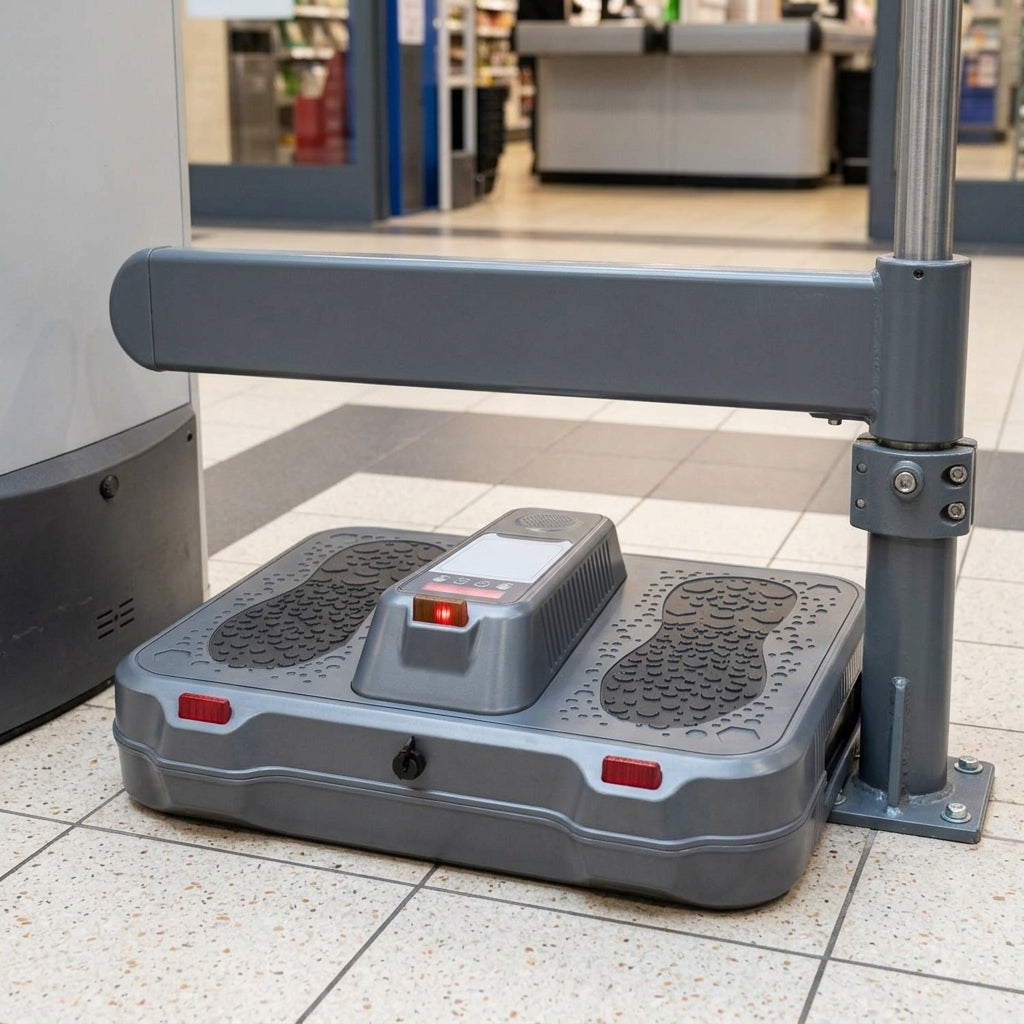 175mm platform shoe scanner metal detector with dual-zone detection (view 2)