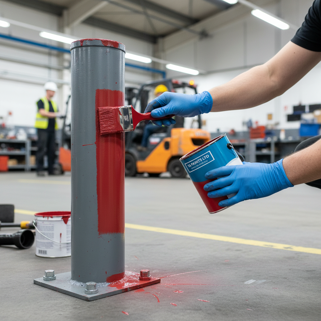 Premium High-Performance Signal Red Paint for Safety Zones and Industrial Applications