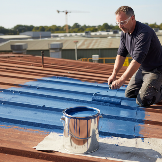 Premium High-Performance Polyurethane Enamel Roof Paint for Metal & Fiberglass Roofs, Tough Finish, UV Resistant