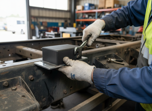 Professional Durable Tipper Pad 180 x 75 x 46mm with Aluminium Base for Chassis Protection and Noise Reduction