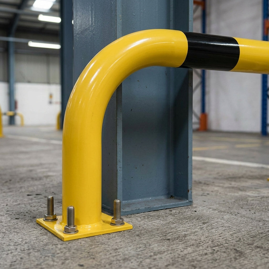 108mm Seamless Steel Protection Guard – Column & Pipe Safeguard (view 2)