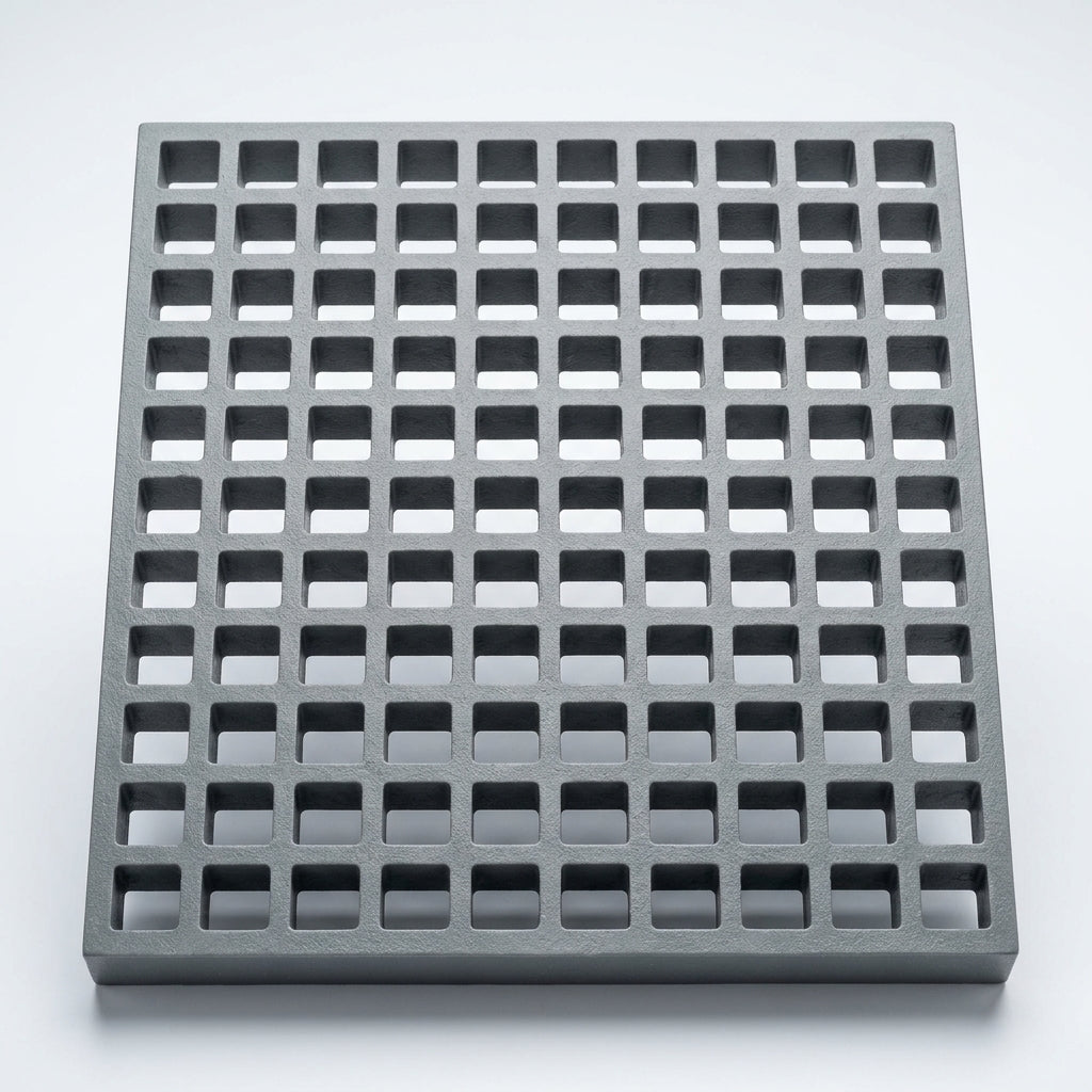 25mm Thick GRP Mini Mesh Grating Panel Grey (view 2)