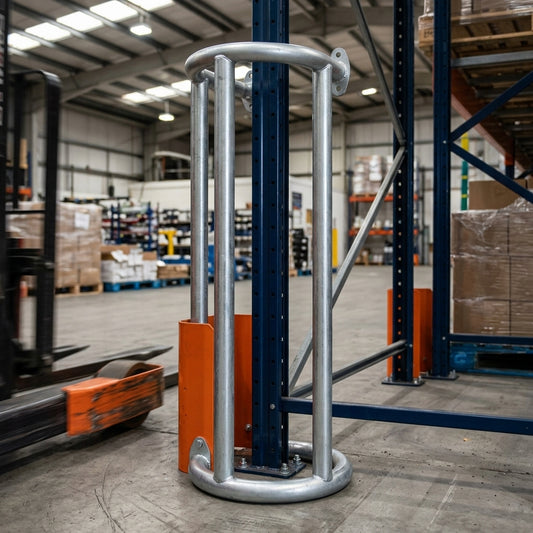 48mm Wall-Mounted Column Post Protector — 988mm or 1488mm Height