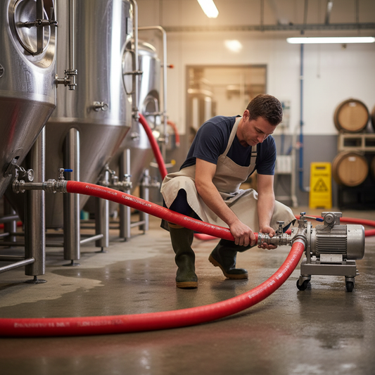 Premium High-Pressure Butyl Delivery Hose for Brewery and Distillery Applications - 16 Bar Performance with Chemical Resistance