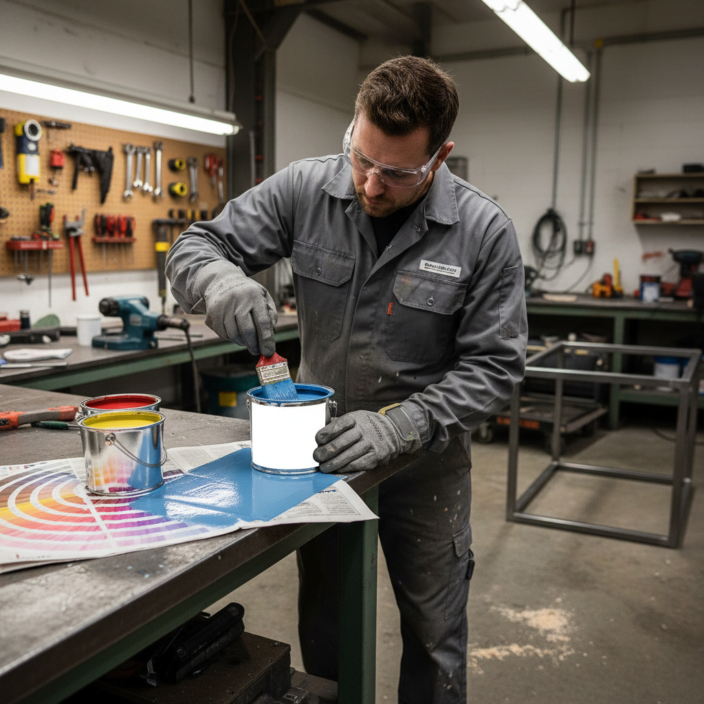 Premium Quick Drying Enamel Paint for Industrial Applications - High Gloss Finish, Fast-Drying Formula for Efficient Coverage