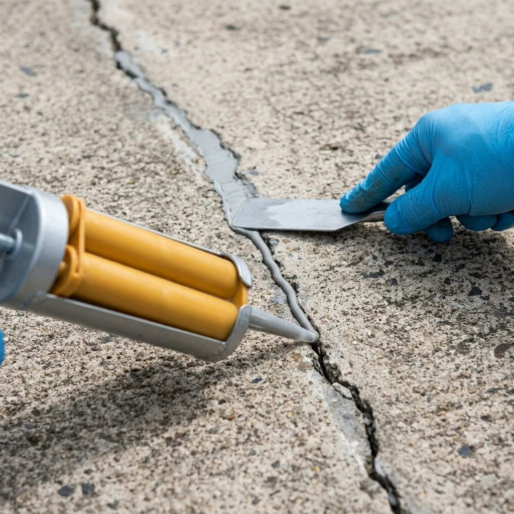 1kg Fast Cure Epoxy Crack Repair Filler for Concrete (view 2)