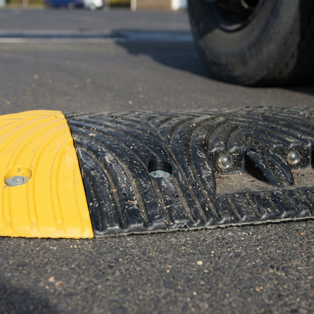 Recycled Speed Bumps with Fixings – Multiple Heights & Widths (view 2)