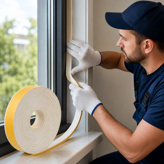 Self-Adhesive White Silicone Foam Strip for Easy Fixing