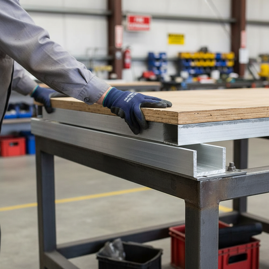 Premium 101.6mm x 50.8mm x 3.2mm Plain Finish Aluminium Channel - Heavy Duty Structural Alloy for Trusses, Bridges, and Cranes