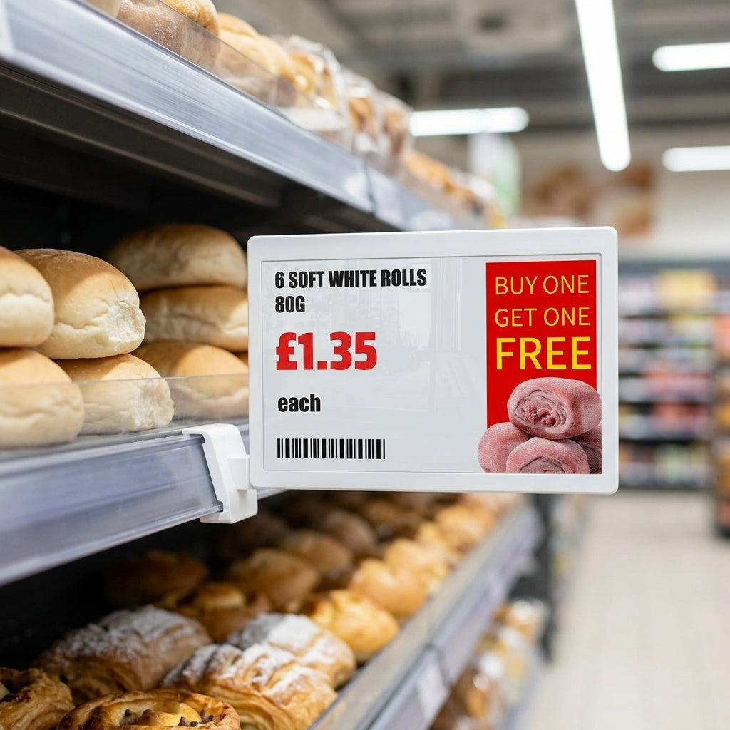 7.5" Electronic Shelf Label – Ultra-Low Power Digital Pricing Display