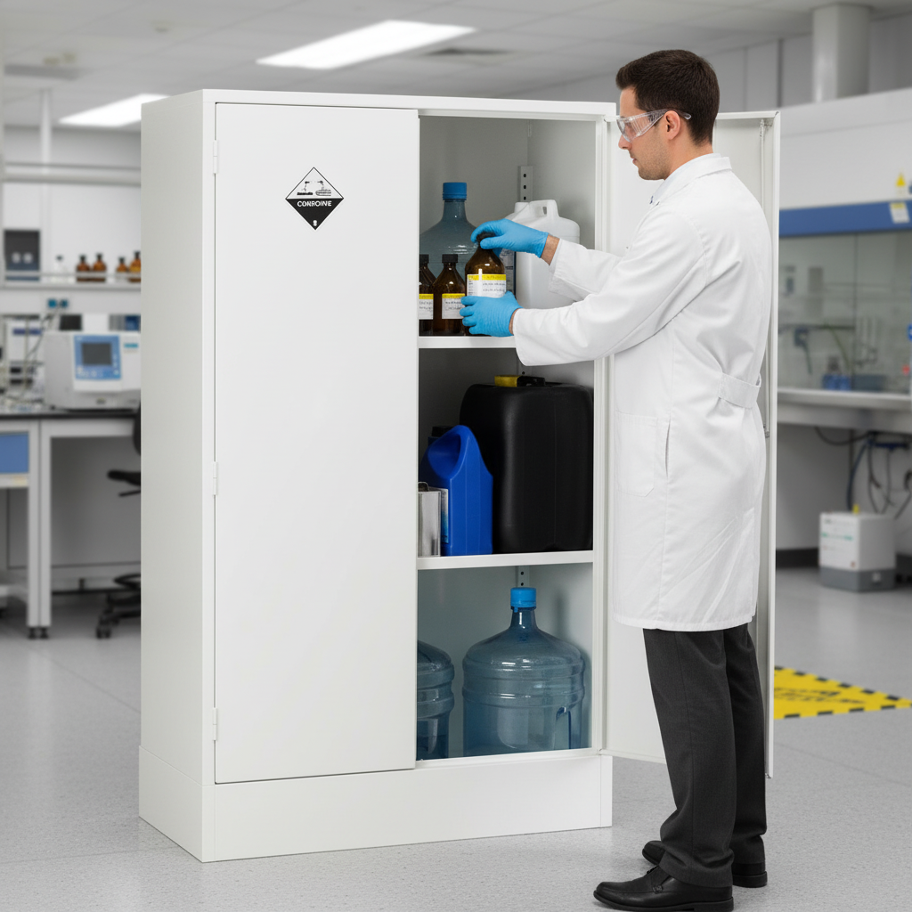 Acid & Alkali Cabinet - AAC60/36 ||L915mm x W457mm x H1524mm
