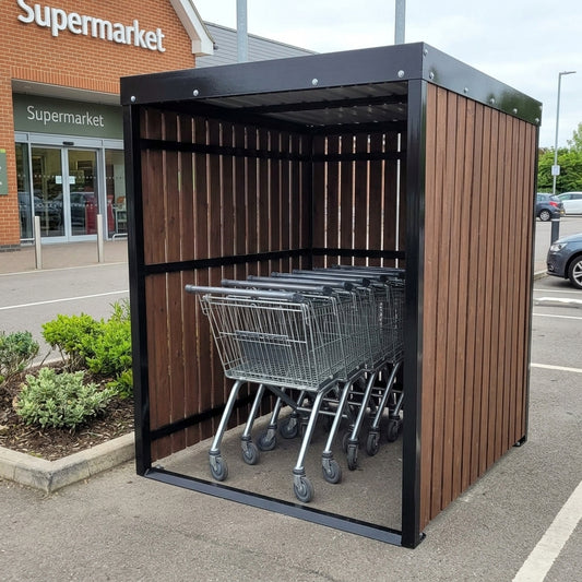 2000 x 1450 x 1900mm Commercial Wheelie Bin Storage Shelter