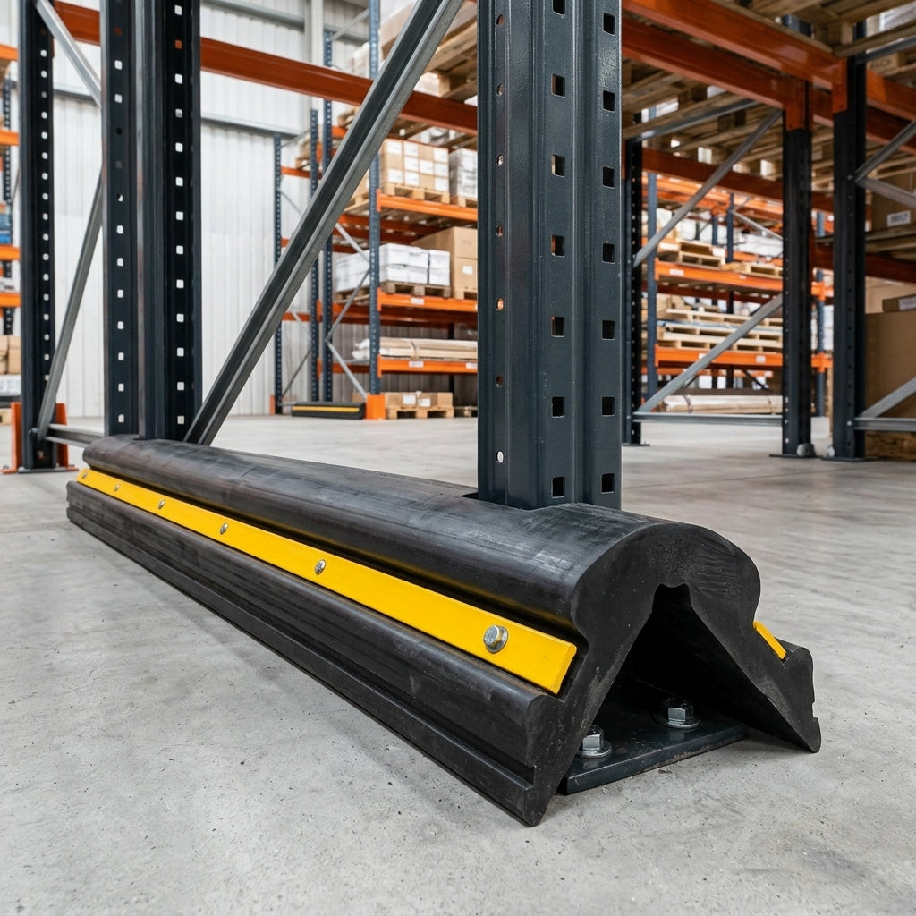 2.5m heavy-duty corner protector with steel strip