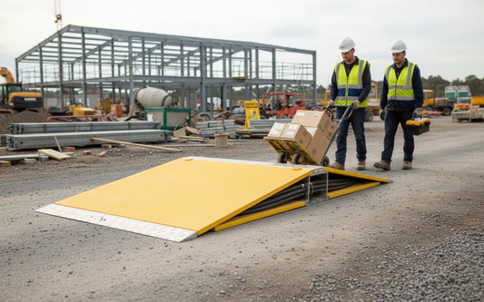 Premium Heavy Duty Pedestrian Hose and Cable Ramp with Easy Assembly - Safe Access Over Pipes Up to 200mm Diameter