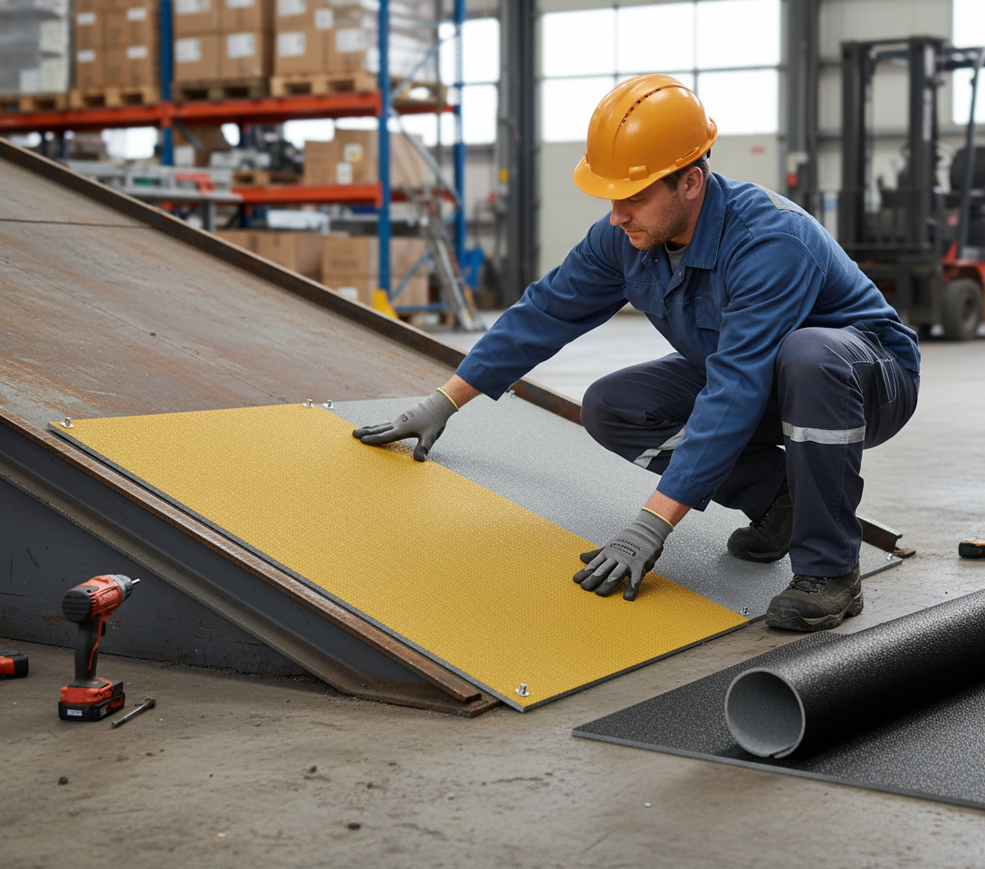 Premium Heavy Duty Anti-Slip Panel Sheets | Customizable Non-Slip Flooring | Weather & Corrosion Resistant with Seamless Walkway Design