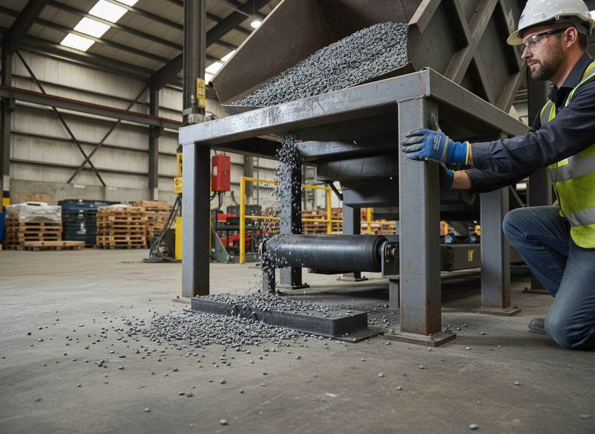 Premium Rubber Tipper Pads for Chassis Friction Lining - 355 x 75 x 30 mm with Steel Base to Reduce Noise and Wear