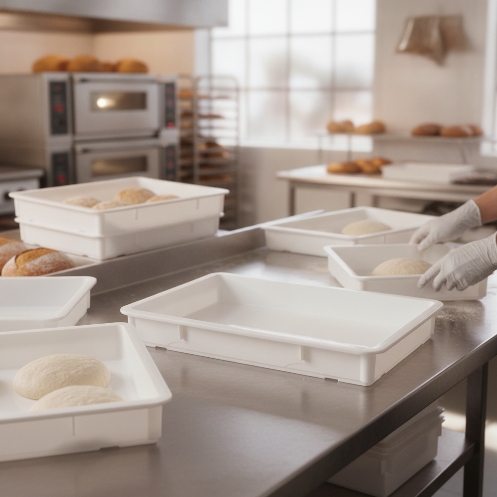 Polypropylene Dough Proofing Box 85H x 455W x 650D for Bakeries