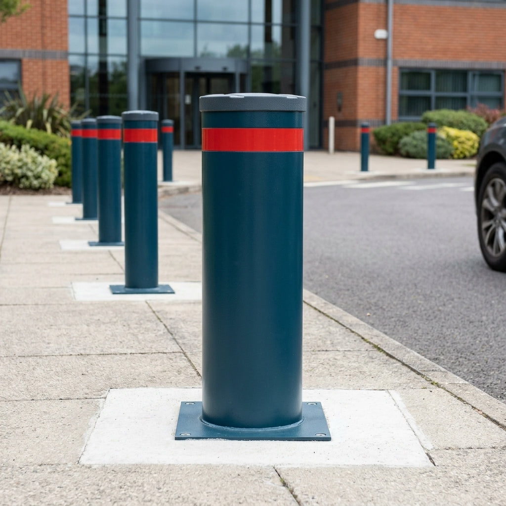 Fixed Bollard 500–700mm Impact Resistant Access Control