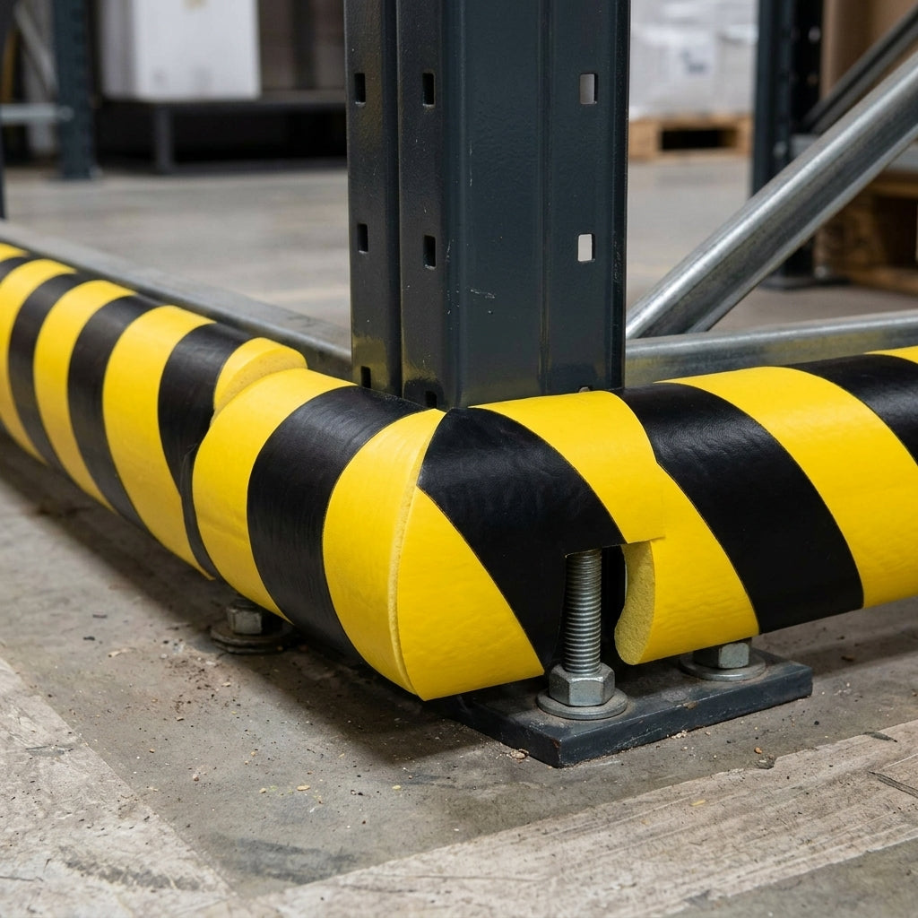 Semi-circular edge protection 5m self-adhesive yellow/black (view 2)