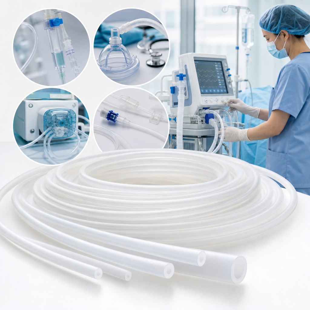Medical Grade Silicone Rubber Tubing for Medical Applications