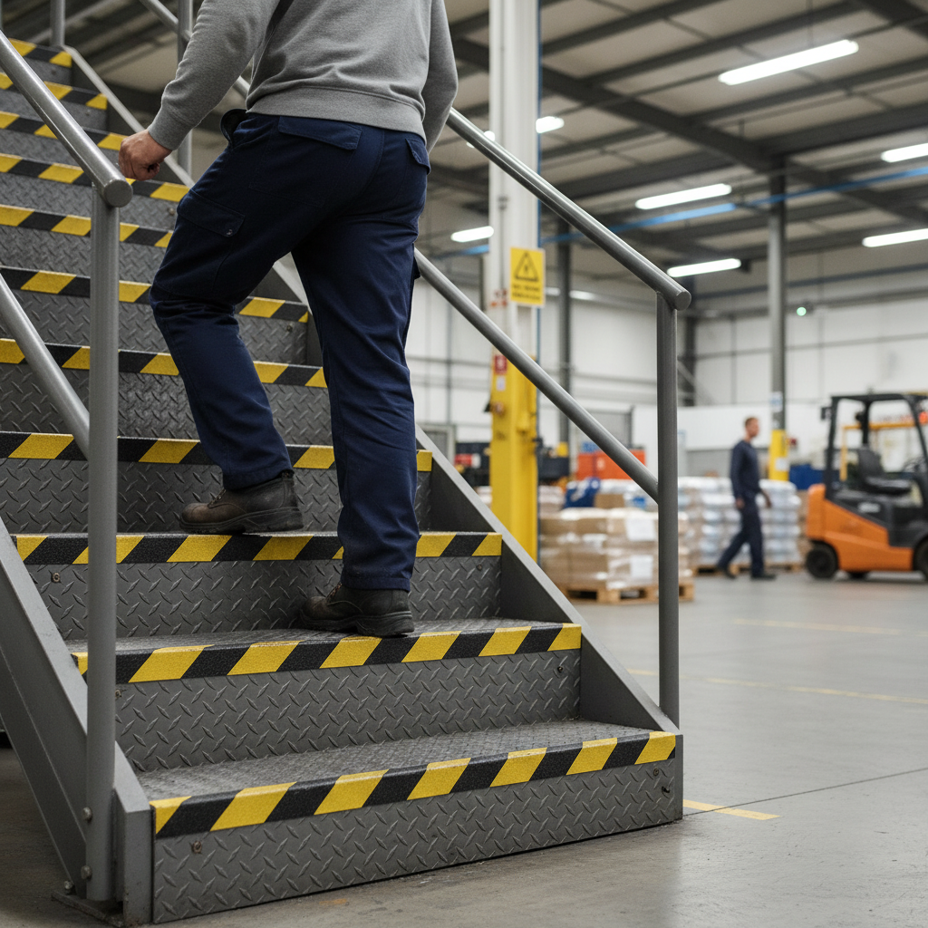 Heavy Duty Anti-Slip GRP Stair Nosings - 30mm x 70mm, Durable Non-Slip Edge Protection for Indoor and Outdoor Use