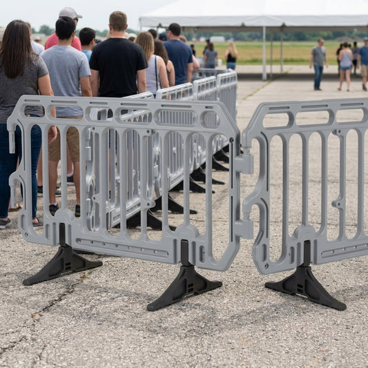 Crowd Control Barrier | HDPE | Durable and Lightweight