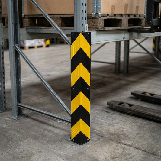 800mm Corner Protector with Reflective Striping