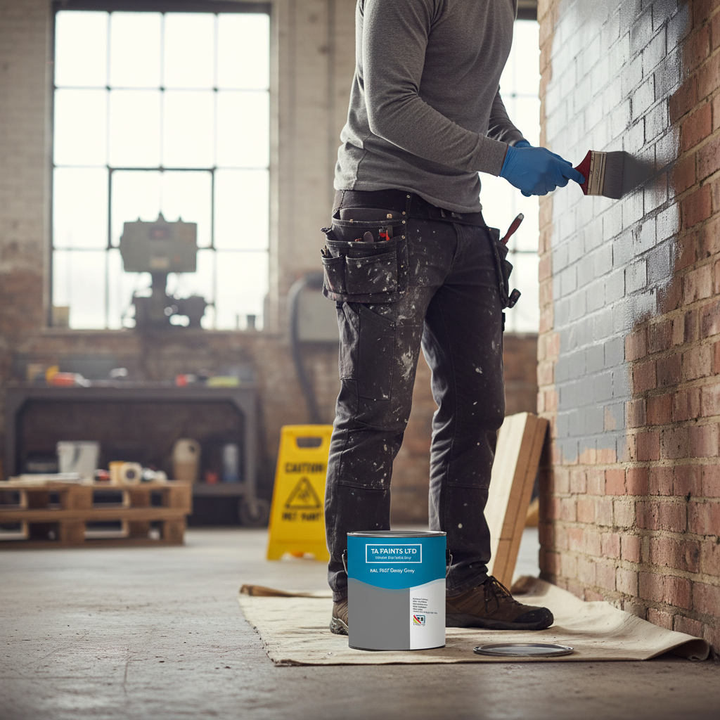 Premium Universal PU Enamel Dusty Grey Paint for Indoor & Outdoor Use, Quick-Drying, Weatherproof with Anti-Corrosive Protection