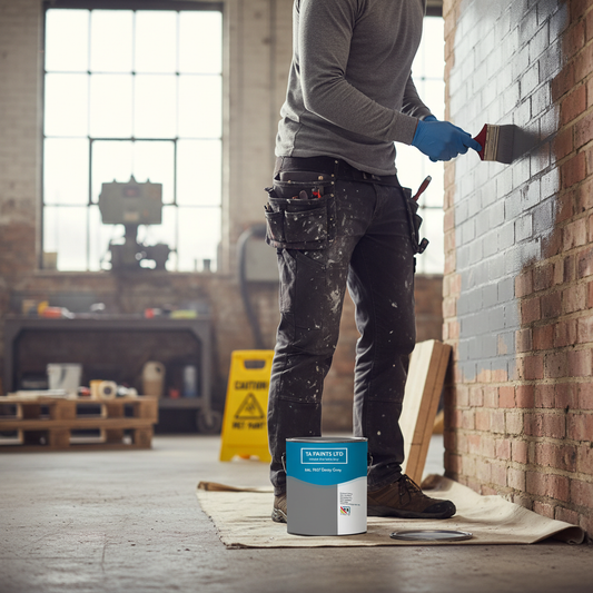 Premium Universal PU Enamel Dusty Grey Paint for Indoor & Outdoor Use, Quick-Drying, Weatherproof with Anti-Corrosive Protection