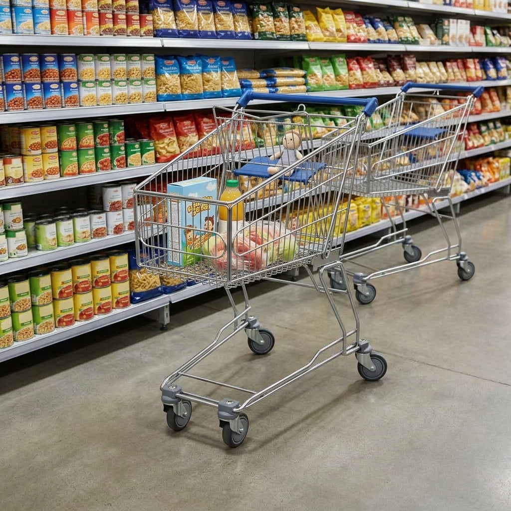80L child seat shopping trolley