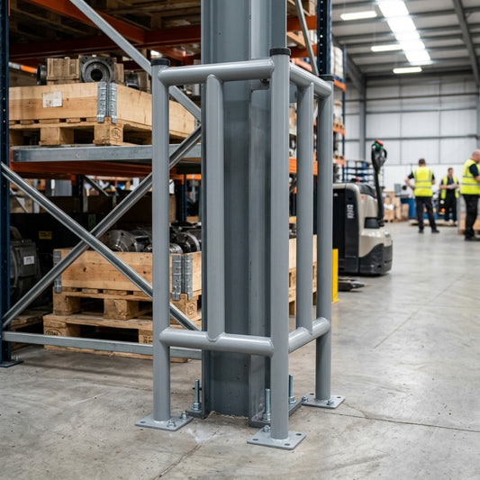 48mm Column Post Protector – Floor & Wall Mounted