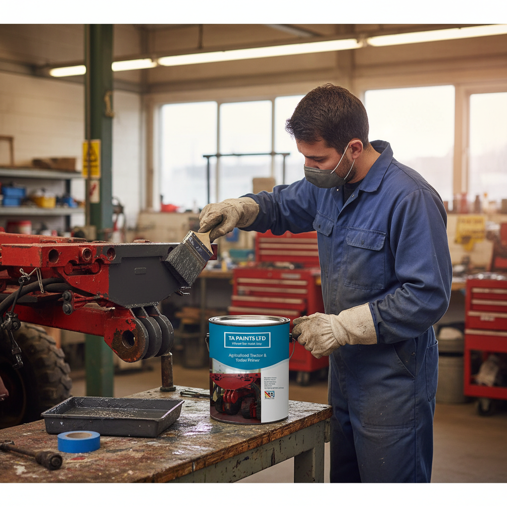 High-Performance Agricultural Primer for Tractors and Trailers - Anti-Corrosive Zinc Phosphate Base Coat for Exceptional Rust Protection