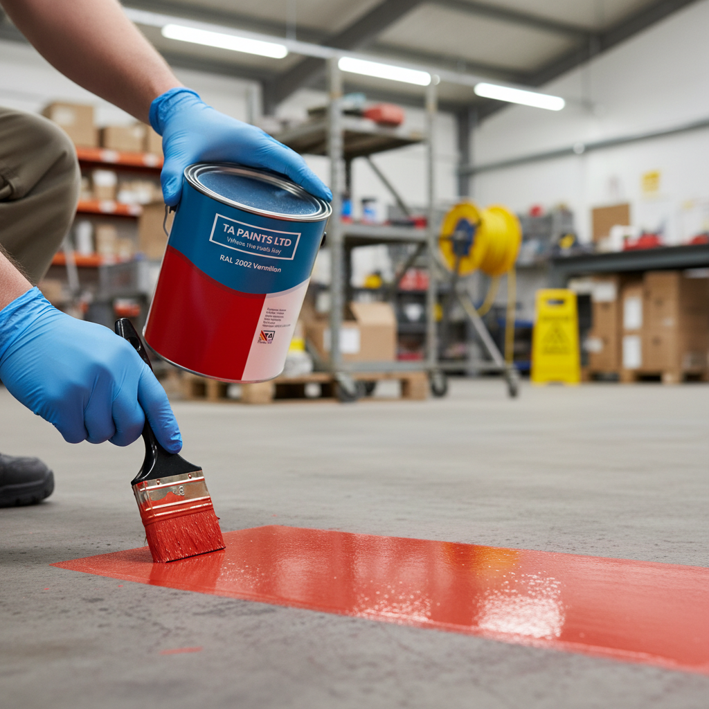 Premium RAL 2002 Vermilion Paint - High-Visibility Color for Commercial Spaces - High-Quality Professional Grade for Industrial and Commercial Appl...