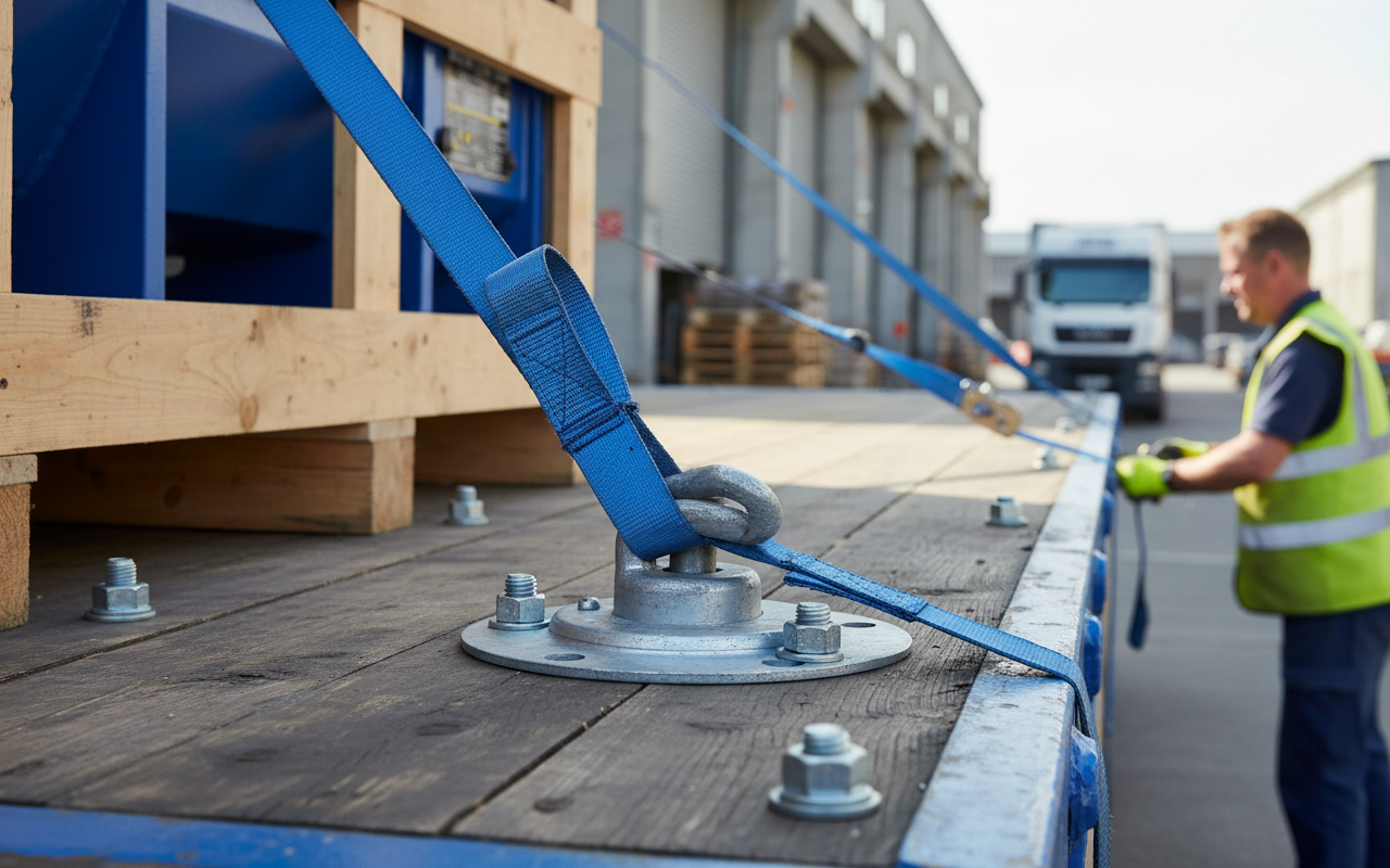 Premium Rotatable Lashing Ring 150mm for Secure Wheel Chock Accessories - High-Quality Professional Grade for Industrial and Commercial Applications