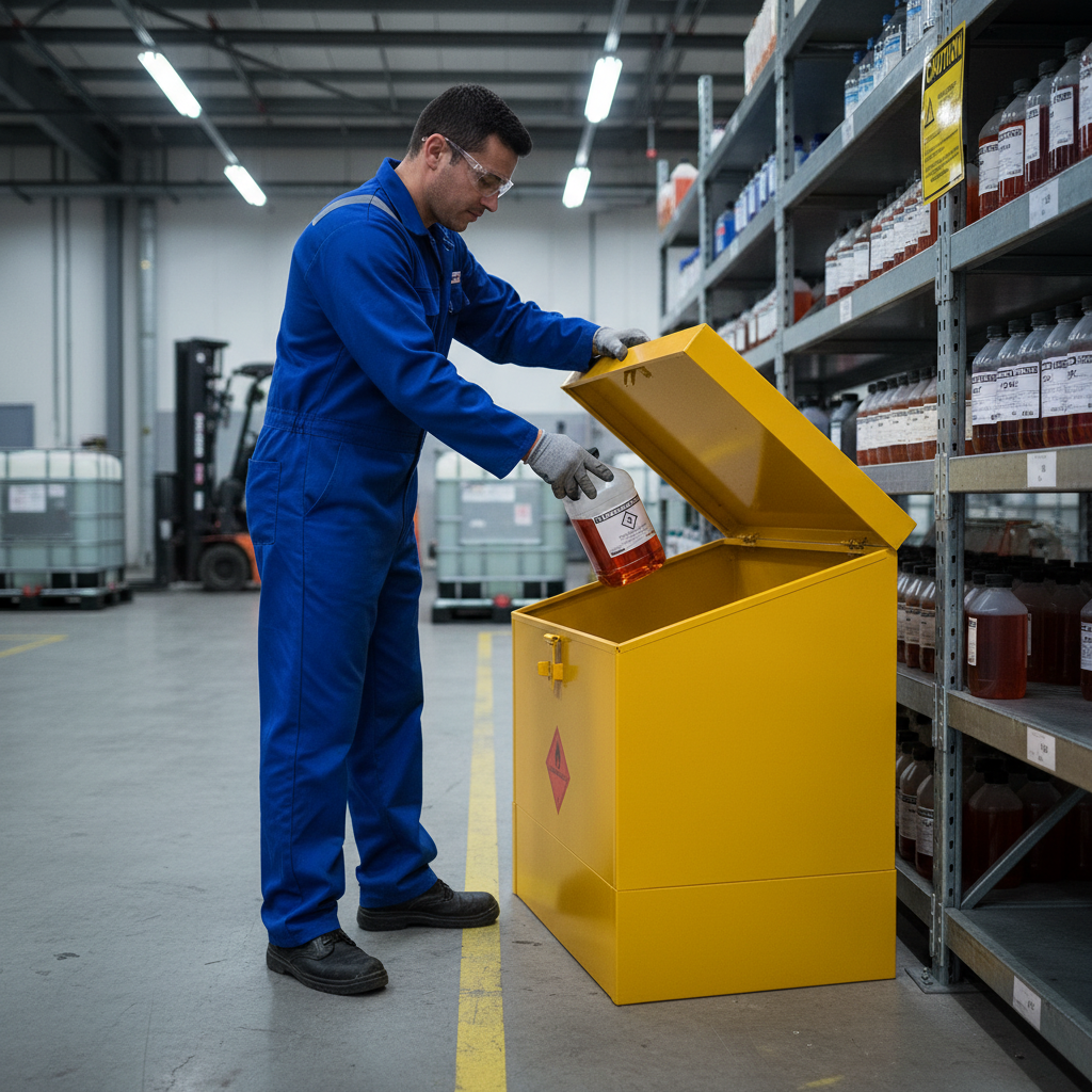 Flammable Liquids Bin - HSB26/24 ||L609mm x W457mm x H660mm