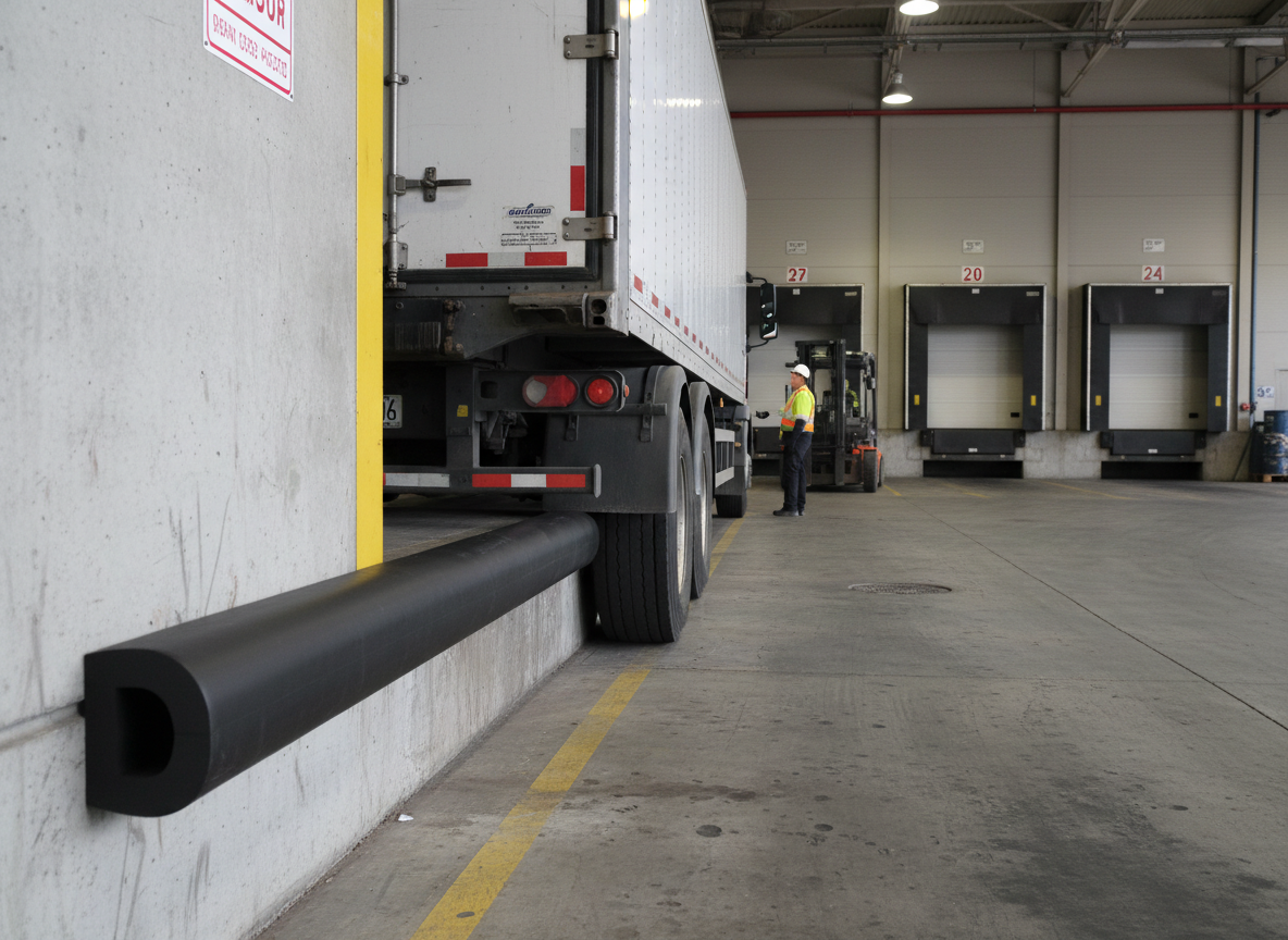 Premium Rubber Extrusion 92 x 95 x 1000 mm - Versatile Impact Absorber for Protection