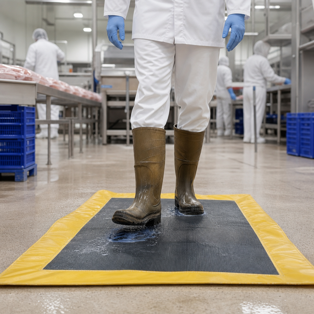 Disinfectant Mats for Food Manufacturing & Distribution