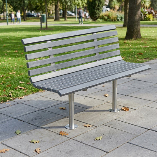 1200mm Outdoor Mild Steel Bench Seat – Galvanised