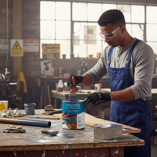 Premium Multi-Purpose PU Enamel Paint for Wood, Metal, Concrete, and Brick - High-Performance, UV Resistant Finish